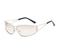 KTUCN Occhiali da sole Y2k da donna e da uomo, oversize, sfumati, occhiali da sole, occhiali da sole steampunk, occhiali da so