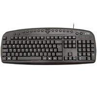 KTX Tastiera KB-3105U USB MULTIMEDIALE Nera