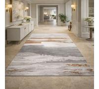 KTYUTJDH Tappeti,Astratto moderno Grigio, Bianco, art déco, Rectangular 100 x 150 cm, Tappeto Pelo Corto Lavabili per Salotto Modern Design Arredamento casa,