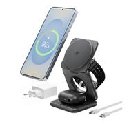 KU XIU Qi2 3-in-1 Magnetica Caricatore Wireless per Samsung