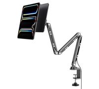 KU XIU Supporto Magnetico Ricarica Wireless per iPad Pro 13'' M4 (2024), Lega Alluminio iPad Stand per Scrivania, Supporto Tablet Pieghevole Regolabile 360° cavo USB C da 2 Metri