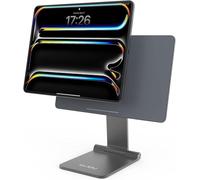 KU XIU X33 Supporto Magnetico Pieghevole per iPad Pro 13" M4, Supporto Tablet Regolabile a 360° in Lega di Alluminio, Base Portatile da Scrivania per Disegno, Lavoro e Visualizzazione