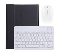 kuaijiexiaopu Custodia con tastiera staccabile retroilluminata, custodia in pelle for tablet compatibile con Xiaomi Mi Pad 5 Pro da 11 pollici(Black W Mouse)