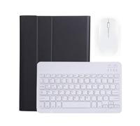 kuaijiexiaopu Custodia con tastiera staccabile retroilluminata, custodia in pelle for tablet compatibile con Lenovo P11 11 pollici TB-J606F/N/L(Black W Mouse)