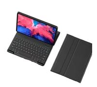 kuaijiexiaopu Detachable Keyboard Leather Tablet Protective Case Suitable for Samsung Galaxy Tab S9 plus/S7plus/S7FE/S8plus-12.4 inch-2023(Black+keyboard)