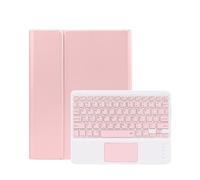 kuaijiexiaopu Detachable Regular/Tri Color Backlit Touch Keyboard Protective Case Suitable for Samsung Galaxy Tab S6 Lite 10.4 inch P610 2022(Touch Keyboard+Pink)