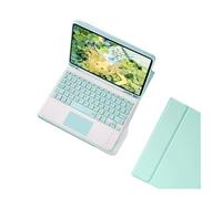 kuaijiexiaopu Detachable Regular/Tri Color Backlit Touch Keyboard Protective Case Suitable for Samsung Galaxy Tab A8 10.5 inch-X200(Touch Keyboard+Green)