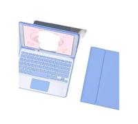 kuaijiexiaopu Tablet Protective Case with Keyboard and Mouse Set Suitable for iPad 11th Gen/10th Generation 10.9-inch Universal(Square Touch Keyboard+Purple)