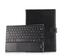 kuaijiexiaopu Tastiera universale e custodia con supporto flip compatibile con tutte le serie di tablet da 9-10 pollici