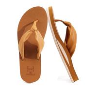 KuaiLu Infradito Donna Comfort Yoga Mat Perizoma Leggero Confortevole Pantofole da Bagno in Pelle Spiaggia Estiva Sandali Ortopedici Antiscivolo Interno Esterno Khaki 40