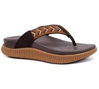 KuaiLu Infradito Ortopediche Donna Cuscini Spessi Recupero Sandali Infradito Tessuto Estate Slip On Tappetino Yoga Sport Escursionismo Comode Fasciite Plantare Spiaggia Khaki Marrone 36