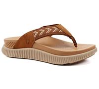 KuaiLu Infradito Ortopediche Donna Cuscini Spessi Recupero Sandali Infradito Tessuto Estate Slip On Tappetino Yoga Sport Escursionismo Comode Fasciite Plantare Spiaggia Khaki 39