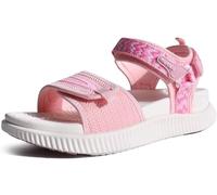 KuaiLu Sandali Trekking Donna Comode Camminata Ortopediche Fascite Plantare Arch Support Sportivi Sandalo Estive Leggero Aperte Regolabile Rosa 39