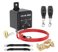 KUAIYIJU 12 V 200 A Telecomando Batteria Scollegare Interruttori Batteria Relè Cut Off Isolatore Interruttori Per Rimorchio Auto