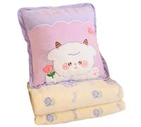 KUAIYIJU 40CM Fold Cuscino Coperta Confortevole Morbido Peluche Coperte 2 In 1 Cuscino Trapunta Per Casa E Ufficio