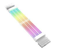 KUAIYIJU Cavo di estensione indirizzabile ARGB 24Pin per la lunghezza molle 260mm/10.24in del cavo elettrico del pannello 24PIN ARGB del silicone di caso del PC