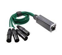 KUAIYIJU Multi ricevitore netto del serpente del serpente di 4Channel 3Pin al singolo ricevitore di Manica del cavo 4 per illuminazione della fase