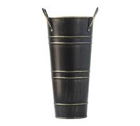 KUAIYIJU Portaombrelli in metallo con manico vintage ombrello secchio decorativo vaso fiore secchio portaoggetti rack per casa soggiorno