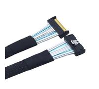 KUAIYIJU Professionale 8i 74P A 2xSFF 8654 4I MCI0 8i Maschio A SFF8654 Maschio Obiettivi Cavo Extender Cavo 50/70cm