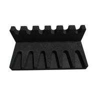 KUAIYIJU Supporto universale per pistola, rack in EVA a 6 slot, Nero, per armadietti, casseforti e aree espositive