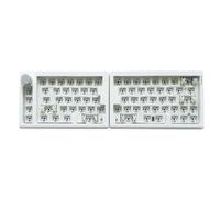 KUAIYIJU Tastiera meccanica compatta GMK70 sostituibile caldo con connettività delle retroilluminazione del LED per il gioco e l'uso dell'ufficio