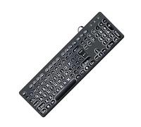 KUAIYIJU Tastiere Retroilluminate a LED 104Keys Standard Full Size Cavo USB Tastiere Retroilluminate Grande Stampa Lettera Con Bianco Illuminato