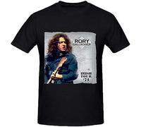 KUAKEMAOSHA Rory Gallagher Irish Tour 74 Mens T Shirts Design Crew Neck Size XL