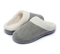 Kuako Inverno Pantofole Donna Peluche Ciabatte Caldo Comode Scarpe da Casa Antiscivolo Memoria Schiuma Pantofole Interno Esterno