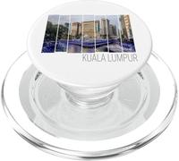 Kuala Lumpur City Malaysia Skyline Vintage Panorama souvenir PopSockets PopGrip per MagSafe