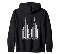 Kuala Lumpur, Malesia Tour Turisti Malesi Vacanza Felpa con Cappuccio