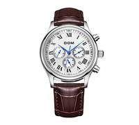 KUANDARMX Moda Orologio Meccanico Automatico 30 Metri di Vita Impermeabile Mese Mese Display Calendario Piccolo A Tre Punte 24 Ore Indicazione Acciaio Inossidabile Cinturino Regalo, A