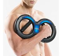 Kuangmi cinturino mano avambraccio rafforzatore multifunzionale a forma di per allenamento per la forza, bodybuilding work out muscoli, crossfit, esercizi, casa palestre, Black (Upgraded version)