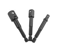 KUARWDVF adattatore a presa esaustica, Kit di punte for trapano con gambo for biella, adattatore for bussola e prolunga for impatto, portatile(7pcs)