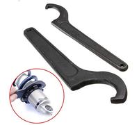 Kuashidai Chiave universale a C per ammortizzatore moto, con gancio di regolazione in acciaio al cromo vanadio, 45-52 mm