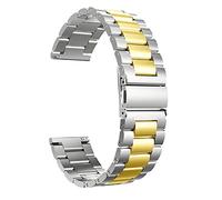 KUATBVL Cinghia cinghia cinghia in metallo in acciaio inossidabile 20 mm 22 mm Accessori per orologi di sostituzione rapida/rosa d'argento