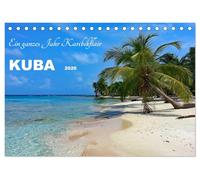 Kuba - Ein ganzes Jahr Karibikflair (Tischkalender 2026 DIN A5 quer), CALVENDO Monatskalender: Kuba, die faszinierende Karibikinsel