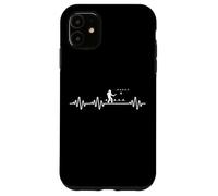 Kubb Heartbeat - Scacchi vichinghi da uomo e da donna Custodia per iPhone 11