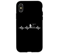 Kubb Heartbeat - Scacchi vichinghi da uomo e da donna Custodia per iPhone X/XS