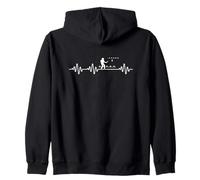 Kubb Heartbeat - Scacchi Vichinghi da Uomo e da Donna Felpa con Cappuccio