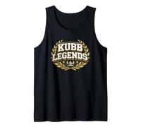 Kubb Legends Divertente Regalo per Giocatori di Scacchi Canotta
