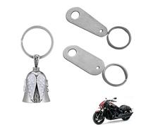 KUBDPQOR Campanello Guardian Bell per Moto Accessori Moto con Un Tocco di Fortuna La Scelta Perfetta per Ogni Motociclista Guardian Bell Portafortuna Campanella Portachiavi