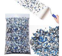 KUBDPQOR Kit Scaglie Decorative per Resina Epoxy 500g, Chips per Pavimenti e Pareti, Effetto Marmo e Calcestruzzo per Garage, Interni ed Esterni