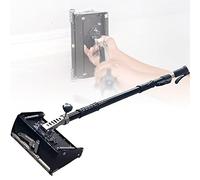 kubeier Strumenti di Nastratura per Cartongesso, 8 "10" 12" Set di Scatole di Finitura per Cartongesso con 98~165 cm Manico di Estensione Strumento per Nastratura per Cartongesso,22cm/8in