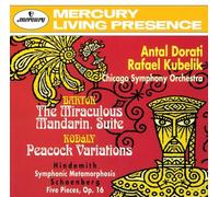 KUBELIK, DRATI & CSO - Rafael Kubelik / Chicago Symphony Orchestra - Hindemith: Symphonic Metamorphoses On Themes Of Weber [Japan CD] UCCD-4723