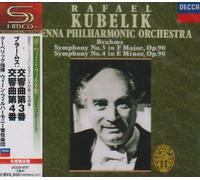 Kubelik/Vpo - Brahms: Symphonies No. 3 & 4 [Sh