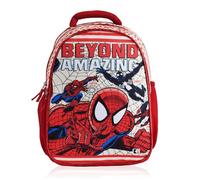 Kuber Industries Borsa per scuola e università, zaino Marvel Spiderman Amazing per ragazzi e ragazze, zaino da viaggio a 4 scomparti, resistente all'acqua per la routine quotidiana, borsa per computer
