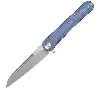 KUBEY Dandy Sandblasted S90V LamaBlu Darkblast TiFramelock KB247K