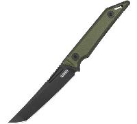 Kubey Goliath - Blackwash 14C28N with Green Micarta handle