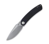 KUBEY Momentum Sherif Manganas Design Liner Lock Coltello Pieghevole Manico in G10 Nero KU344H