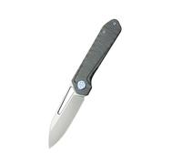 Kubey Royal Frame Lock EDC Coltello Tascabile Front Flipper Flame Manico in Titanio 6AL4V KB321N